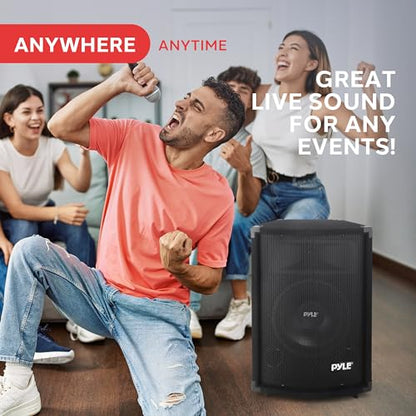 PYLE-PRO 500Watt Outdoor Sound System Vehicle Stereo Speakers w/ 10" Woofer, 1.5" Kapton VC, Dual Tweeters, 4"x10" Super Horn Midrange, Crossover Network-PylePro PADH1079