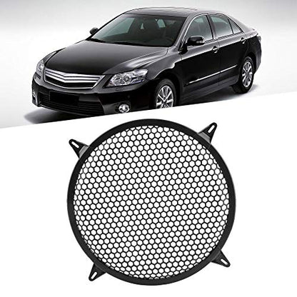 GOTOTOP Plastic Mesh Cover Subwoofer Speaker Guard 6inch/8inch/10inch/12inch, from Cuts, Tears, Dents, Air Pollution, for Car Audio Decoration (12 inch) 12” Speaker Cover Grill - size: 12 inch, style: 12 inch
