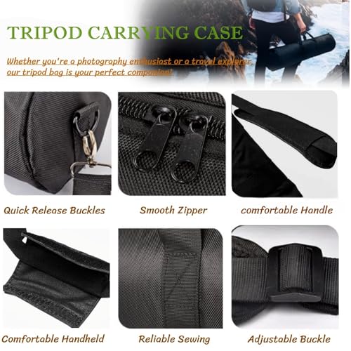 BLIRITEL 35.4 inch Tripod Carrying Case, Heavy Duty Padded Tripod Bag with Shoulder Strap for Light Stand,Monopods,Umbrellas,Softbox,Boom Stands and Photography Accessories (35.4 x 5.12 Inch) - size: 35.4 x 5.12 Inch
