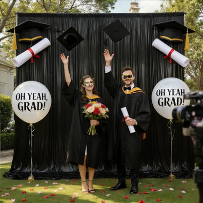 10x10ft Black Backdrop Curtains Glitter Sequin Photo Backdrop Curtain Fabric Black Shimmer Drapes Backdrop Bridal Baby Shower Wedding Birthday Party Photography Backdrops Photoshoot 5x10FT, 2 Panels - color: Black, size: 10 ft X 10 ft(2 Panels 5ft X 10ft)