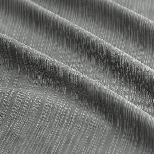 Vision Home Pewter Gray Velvet Pinch Pleated Blackout Curtains 40Wx84L Inch - color: Pewter Gray, size: 40"W x 84"L (Pack of 2)
