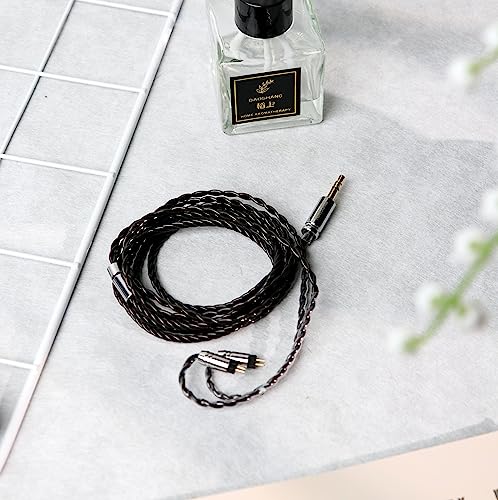 Linsoul Tripowin Mirage IEM Cable,30AWG OCC 4N HiFi IEM Upgrade Replacement Cable, with 3.5mm Audio Jack for in-Ear Monitor Audiophile Musician(2pin 0.78mm) - size: 2-Pin 0.78mm