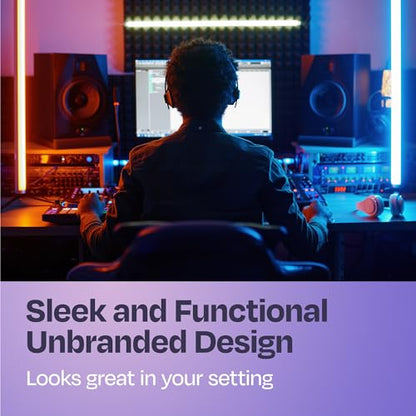 Pair of Studio Monitor Isolation Pads Premium Acoustic Foam to Elevate Audio Ideal Speaker Foam for 6.5-8 Inch Speakers Enhanced with Vibredux HD Foam for Superior Isolation - size: For 6.5″-8″ Monitors