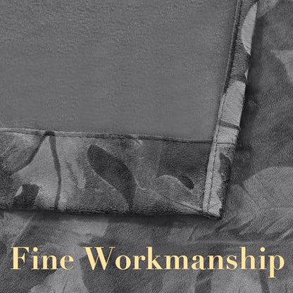 H.VERSAILTEX Velvet Leaf Pattern Curtains for Living Room 96" L, Dark Gray | Luxury Velvet, Room Darkening, Light Blocking, Noise Reducing, Thermal Insulated, Grommet Top, 52 X 96 Inch, 2 Panels - color: Leaf-dark Gray, size: 52"W x 96"L (Pack of 2)