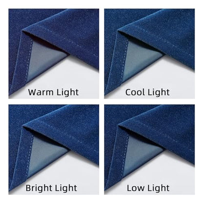 Joydeco Royal Blue Velvet Curtains 63 Inches Long, Luxury Grommet Blackout Curtain 2 Panels, Thermal Insulated Privacy Room Darkening Window Drapes for Bedroom Living Room Home Theatre (52Wx63L) - color: *Grommet | Royal Blue, size: 52"W x 63"L (Pack of 2