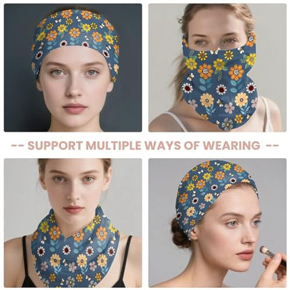 Art Owl Women's Slouchy Beanie Hat Cute Turban Hats Cancer Headwear Caps Baggy Skull Sleep Scarf - color: Cartoon Bee Flower