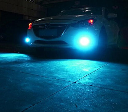 Alla Lighting 3800lm 899 880 LED Fog Light Bulbs, Super Bright PG13 Base 884 885 887 893 H27 H32, ETI 56-SMD (8000K Ice Blue) - color: 8000K Ice Blue