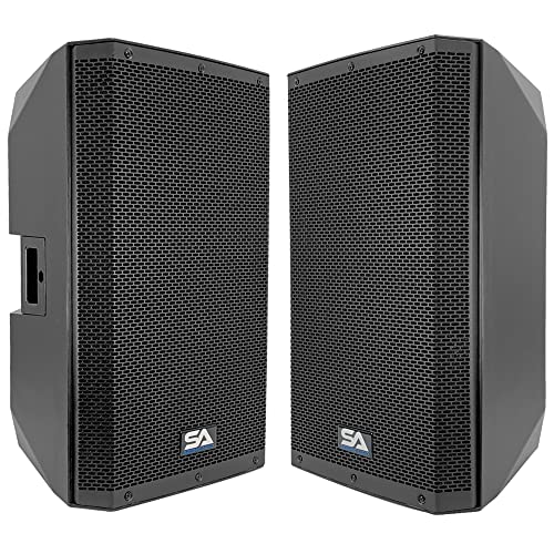 Seismic Audio - Riot-15P-Pair - Pair of 15 Inch Passive 2-Way 900 Watt PA/DJ Speaker Cabinets