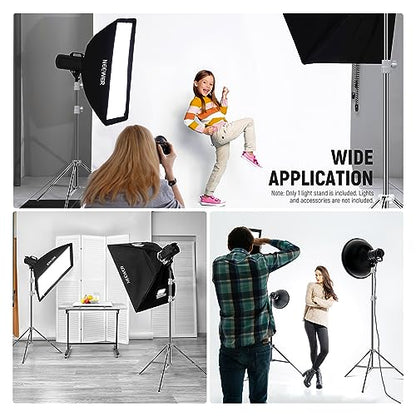 NEEWER Upgraded 75"/190cm Light Stand Stainless Steel Spring Loaded, Foldable Photography Tripod Stand with Stronger Tube Joints for Strobe Softbox LED Ring Light, Max Load 13.5lb/6.5kg, ST-190SS | Foldable, Photography Tripod Stand, Stronger Tube Joints,
