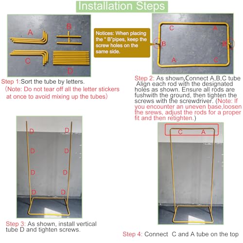 Wedding Welcome Sign Easel Stand Holder 68 x31x 20 With Leather Straps,Gold | Welcome to Our Wedding Sign Holder, Metal Floor Standing Easels for Signs, Poster - color: Gold