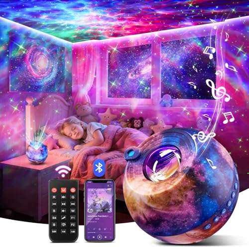 One Fire Galaxy Projector Whimsy Celestial Decor Dorm College Lamp - color: Multicolor