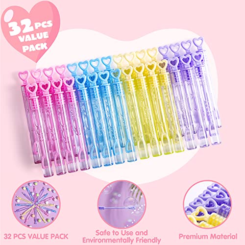 JOYIN 32 Pcs Valentines Day Gift Cards with Mini Bubble Maker Wands for Kids, Valentine Party Favor Toys, Valentine's Day Kids Classroom Exchange Prizes, Bubble Wands with Cards, Photo Prop Decor - style: Animal