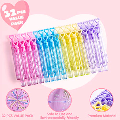 JOYIN 32 Pcs Valentines Day Gift Cards with Mini Bubble Maker Wands for Kids, Valentine Party Favor Toys, Valentine's Day Kids Classroom Exchange Prizes, Bubble Wands with Cards, Photo Prop Decor - style: Animal