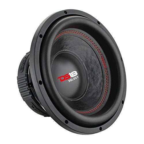 DS18 SLC-10S Subwoofer in Black - 10-Inch Speaker, 440W Max Power, 220W RMS Power, Aluminum 4 Layer Voice Coil, Black Steel Frame, SVC, 4 Ohm Impedance, Ferrite Magnet (1 Speaker) - style: 10 inch