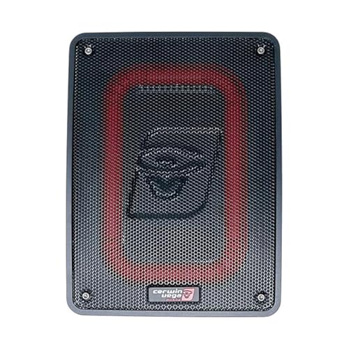 Cerwin Vega VPAS68 8" 300 Watts Car Audio Underseat Subwoofer with Passive Radiator Technology - size: VPAS68