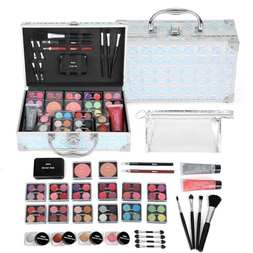 Anpro All-In-One Makeup Kit for Girls 10-12, Teen Makeup Set, Mermaid Case - color: Mermaid Color