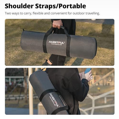 AMBITFUL Widened Version Tripod Carrying Case Bag 21/25/31/39/43/47/51/55/ for Light Stands,Boom Stand,Umbrella and Tripod Photography Accessories (39.37in(100cm)*Φ8.66in(22cm)) - color: 39.37in(100cm)*Φ8.66in(22cm)