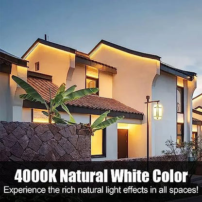 72W Outdoor Wall Washer Light,2 Pack 47.2 inch 4000K LED Wall Wash Lights Bar,IP67 Waterproof 120V LED Wall Washer Light Bar for Outdoor Indoor Building Sign, Hurches,Garden,Courtyards Lighting - size: 4000K 47Inch 2Pack