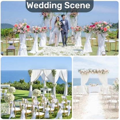 Portable Pipe and Drape Heavy Duty Backdrop Stand, ADJ Metal Frame and Heavy Metal Base for Wedding, Birthday Party, Photography Backdrop (Tall(4-10FT) & CrossPipe-10FT) - size: 1*Tall(4-10FT) & 1*CrossPipe-10FT