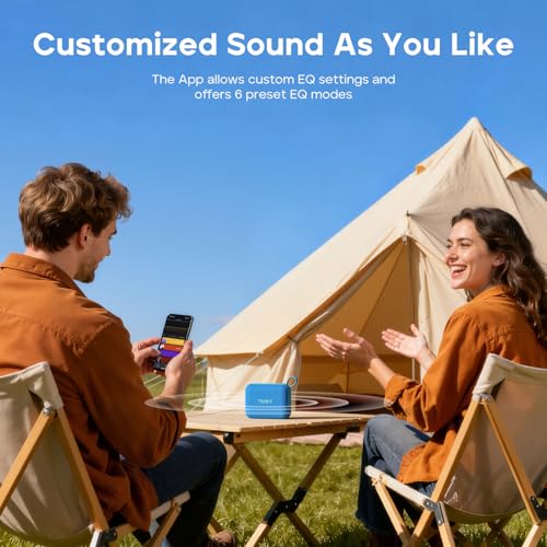 Tribit PocketGo Portable Bluetooth Speaker, 7W, IP68 Waterproof, 20H, Green - color: Green