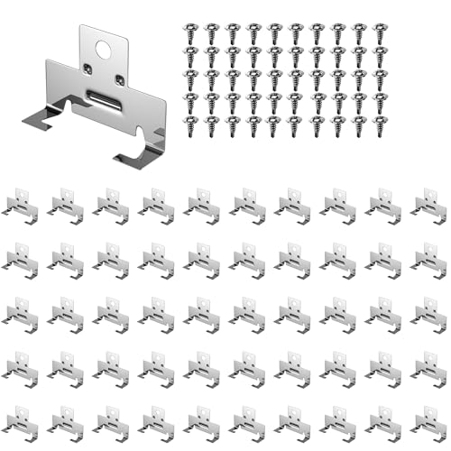 ROOWINTOO Recessed Light Clips for retrofitting, Downlight Clips with Torsion Springs - 50 Pack (25 Pairs) - size: 50 Pack (25 Pairs)