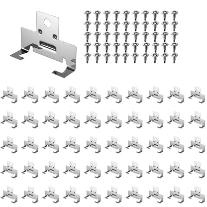 ROOWINTOO Recessed Light Clips for retrofitting, Downlight Clips with Torsion Springs - 50 Pack (25 Pairs) - size: 50 Pack (25 Pairs)