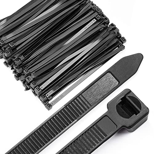 OneLeaf Cable Ties 8 Inch Heavy Duty Zip Ties with 120 Pounds Tensile Strength for Multi-Purpose Use, Self-Locking UV Resistant Nylon Tie Wraps, Indoor and Outdoor Tie Wire.120 Pcs Black - size: 120 Pack - 8 inch 120 Pounds