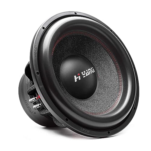 H YANKA BSF-12-2 12 Inch Subwoofer - 1800W MAX Power 12 Inch Paper Cone Subwoofer Car Audio, Black Aluminum Basket, 2.5“ Dual Voice Coil 2 Ohm Impedance 12" Subwoofer for Cars - size: 12 Inch, style: Dual 2 Ohm
