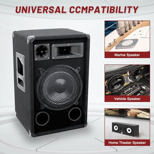 8 Inches Speaker Grill Cover: Metal Round Hole Subwoofer Grill Cover Protector, Car Audio Speaker Grill Cover(Pack of 2)