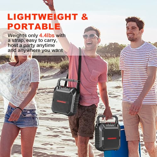 Karaoke Machine, Portable Bluetooth Speaker with Wireless Microphone for Adults & Kids, PA System with Remote Control Supports TF Card/USB/FM/AUX for Home Party, Indoor and Outdoor - size: 1 Mic