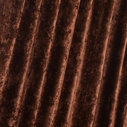 Brown Crushed Velvet Curtains with Rod Pocket Luxurious Thermal Insulation Room Darkening Window Drapes for Living Room Bedroom Office, 2 Panels Set 52" W x 84" L - color: Brown, size: 52"W x 96"L (Pack of 2)