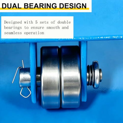 Cable Drum Roller, Heavy Duty Cable Caddy, Wire Unwinder Dispenser, Cable Turntable for Drum, Φ22.8in