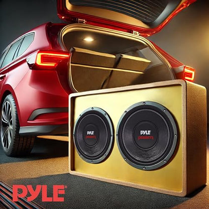 Pyle 12" Car Audio Speaker Subwoofer - 1600W High Power Bass Surround Sound Stereo Subwoofer Speaker System, Non-Press Paper Cone, 90 dB, 40 Ohm, 60 oz Magnet, 2'' 4 Layer Voice Coil, Black - PLPW12D