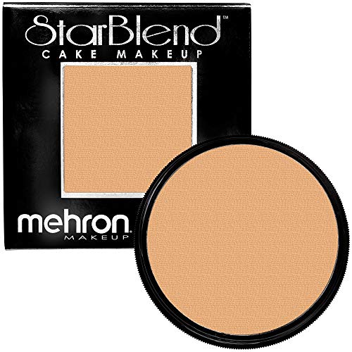 Mehron Makeup StarBlend - IVORY BIQUE, Wet/Dry Pressed Powder Foundation - color: Ivory Bisque, size: 2 Ounce (Pack of 1)