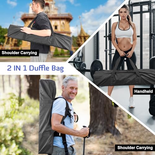 INFANZIA 35x7x7 Inch Tripod Carrying Case, Travel Sport Storage Bag, 28L | Luggage Bag with Upgrade Zipper, Foldable Waterproof Tripod Case for Light Stands, Fishing Rods, Tent Poles, and Camera Gear - size: 35x7x7 inch-28L