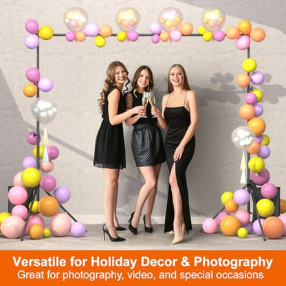 LINCO Lincostore Backdrop Stand Kit 9.4x8.3ft(WXH) for Party Photography - size: 9.4x8.3 ft