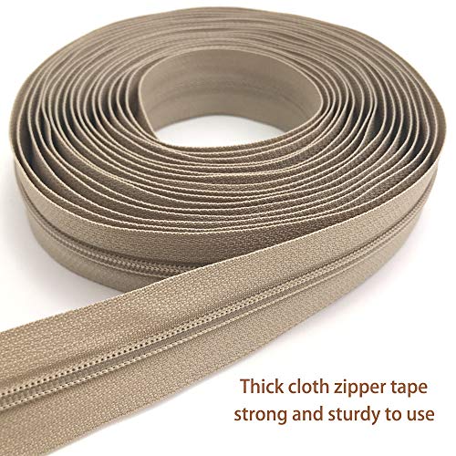 10Yards Bulk Zippers #3 Nylon Coil Zippers by The Yard with 15pcs Auto-Lock Zipper Sliders and 10pcs Silver Pulls for Sewing Crafts Bages(#3 Dark Purple) - color: Dark Purple