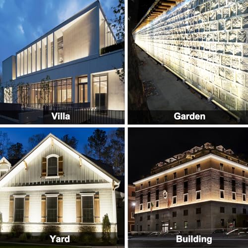 36W LED Wall Washer Lights, 4000K Neutural White Linear Flood Light, 3.2ft/40 120V LED Light Bar, IP65 Waterproof Outdoor LED Wall Washer Lights for Landscape, Church, Ads, Yard, Garden - color: 4000K Neutral White