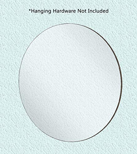 Marketing Holders 15” Round Acrylic Mirror Sheet Tiles Centerpiece Table Top Cover Kids Vanity Gyms DIY Crafts Boats RV Campers Lightweight Durable Ideal for Home Architectural Design - size: 15"L x 15"W