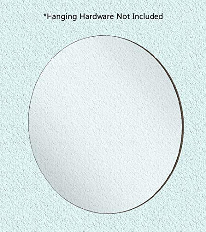 Marketing Holders 15” Round Acrylic Mirror Sheet Tiles Centerpiece Table Top Cover Kids Vanity Gyms DIY Crafts Boats RV Campers Lightweight Durable Ideal for Home Architectural Design - size: 15"L x 15"W