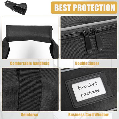 Multifunctional Tripod Bag 40 X 9.5 X 9.5 Inches / 101.5 X 24 X 24 cm Heavy Duty Tripod Carrying Case with Handle for Microphone Stands, Lights, Speakers, Cameras, Booms, Black - size: 40 X 9.5 X 9.5 Inch