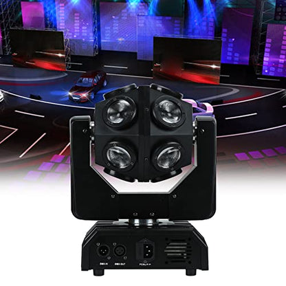 DJ Lighting Lamp Stage Light Party Lights 12x12w RGBW 4 in 1 Football Led Beam Moving Head Dj Disco Stage Wash Light Dmx512 13/15 Channels Effect Lighting for KTV Disco Party Wedding Concert