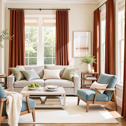 Lazzzy Brown Blackout Velvet Curtains 96 Inch Length Pinch Pleated Room Darkening Drapes Luxury Back Tab Modern Thermal Treatments for Bedroom Living Room 2 Panels, 52 x 96 Inch, Caramel - color: Caramel, size: 52"W x 96"L (Pack of 2)