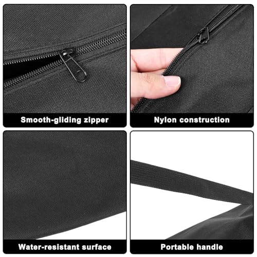 Tripod Carry Bag, 27.5 Inch Mic Stand Bag Black Portable Camera Tripod Storage Bags Simple Stylish Music Stands Bags with Zipper Shoulder Strap for Men Women Carrying Light Monopod Stand