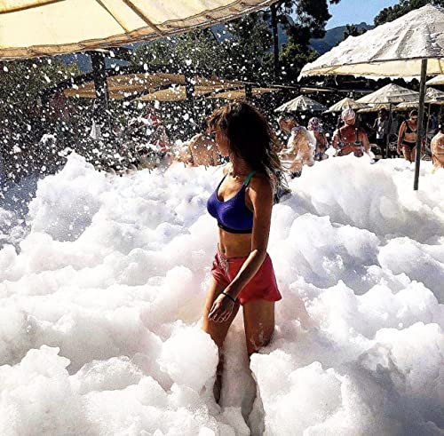 1200W Party Foam Machine, Pool Water Toys, Bubble Machine with 3pcs Foam Granules and Water Tank, Holiday & Birthday, Business Celebrations, - color: Yellow Foam Machine