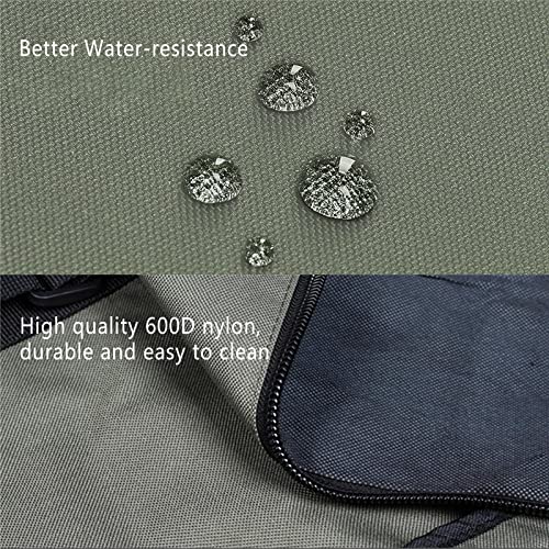 CamGo 20 Inch Folding Bike Bag - Wear-resistant Bicycle Travel Case Outdoors Bike Transport Bag for Cars Train Air Travel (Army Green, 20 inch) - color: Army Green
