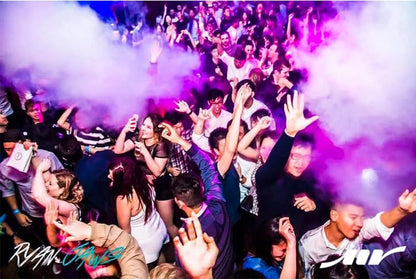 HTMTTTMTH12LED CO2 Fog Machine Digital CO2 Jet Machine Fogger Smoke Cannon DMX512 Smoke Mister Machine Multi-Angle Gas Column Fog Machine w/6m Hose, for DJ Concerts Parties Birthday Wedding - color: 12LED DMX fog machine
