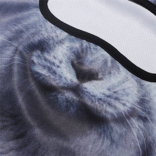 WTACTFUL 3D Animal Ears Balaclava, Breathable Face Mask for Halloween | Stand-Up Ears, Windproof Dustproof, Quick-Dry, No Fade Print, Soft, for Music Festivals Raves Ski Snowboard Moto Party - color: British Shorthair Meb-06