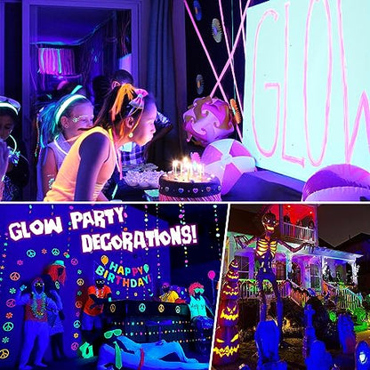 LightingWill LED UV Black Light Strip Kit, Ultraviolet Waterproof IP65 32.8FT/10M 3528 600LEDs, 395nm-405nm Blacklight for DJ Bar Club Party Decor Night Fishing with 12V Power Supply - size: 12V 60W Waterproof - 33 ft