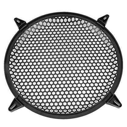 GOTOTOP Plastic Mesh Cover Subwoofer Speaker Guard 6inch/8inch/10inch/12inch, from Cuts, Tears, Dents, Air Pollution, for Car Audio Decoration (12 inch) 12” Speaker Cover Grill - size: 12 inch, style: 12 inch